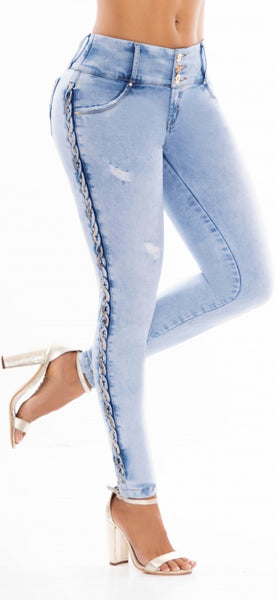 Jeans Colombiano Levantacola Ref 902559
